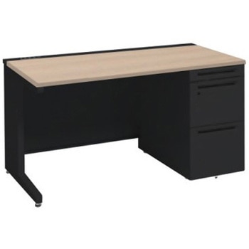 アドバンス 右片袖 中央引出し無 コンセント対応タイプ L脚 オカムラ(岡村製作所)