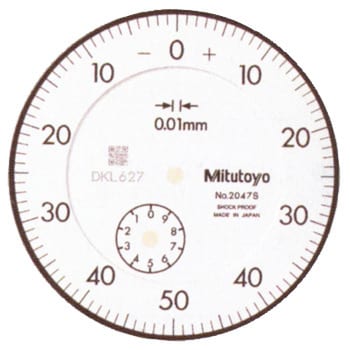 標準形ダイヤルゲージ(目量0.01mm) ミツトヨ(Mitutoyo) 標準型ダイヤル