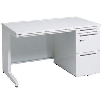 アドバンス 右片袖 中央引出し付(A3対応) 標準タイプ ダイヤル錠タイプ L脚 オカムラ(岡村製作所)