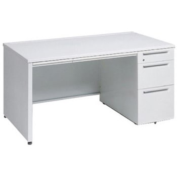 アドバンス 右片袖3段B5 中央引出し付(A3対応) 標準タイプ パネル脚 オカムラ(岡村製作所)