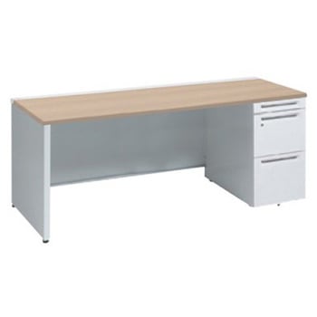 アドバンス 右片袖 中央引出し無 標準タイプ パネル脚 オカムラ(岡村製作所)