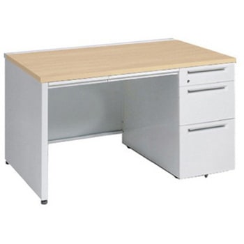 アドバンス 右片袖3段B5 中央引出し付(A3対応) 標準タイプ パネル脚 オカムラ(岡村製作所)