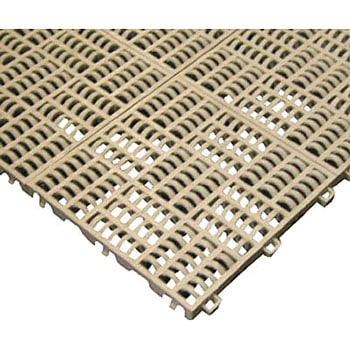 クロスラインマットS 150×150×15mm グレー ミヅシマ工業