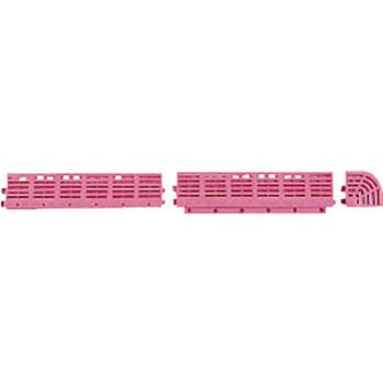 スーパーチェッカー 75×300mm 中フチー ピンク ミヅシマ工業
