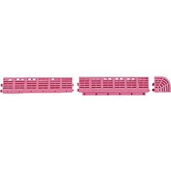 スーパーチェッカー 75×300mm 中フチ+ ピンク ミヅシマ工業