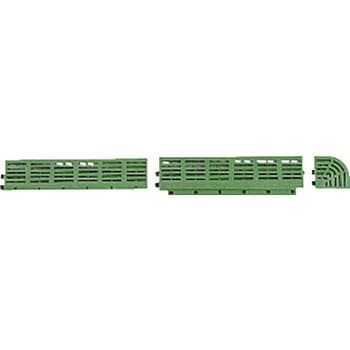 スーパーチェッカー 75×300mm 中フチ+ ライトグリーン ミヅシマ工業