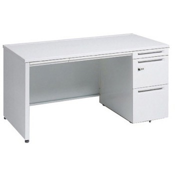 アドバンス 右片袖 中央引出し付(A3対応) コンセント対応タイプ ダイヤル錠タイプ パネル脚 オカムラ(岡村製作所)