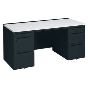 アドバンス 両袖机 3段B5 中央引出し付(A3対応) スタンダードタイプ オカムラ(岡村製作所)