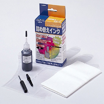 インクジェットプリンタ用詰替インク(HP 45/15用) ナカバヤシ(旧:ロアス)