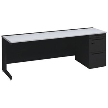 アドバンス 右片袖 中央引出し無 標準タイプ ダイヤル錠タイプ L脚 オカムラ(岡村製作所)