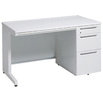 アドバンス 右片袖3段B5 中央引出し付(A3対応) 標準タイプ L脚 オカムラ(岡村製作所)