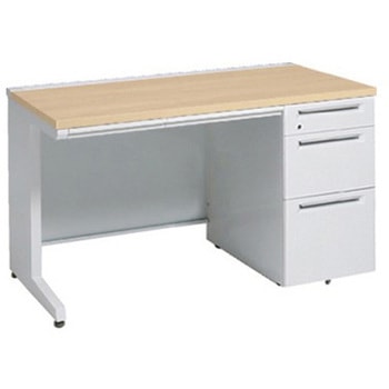 アドバンス 右片袖3段B5 中央引出し付(A3対応) 標準タイプ L脚 オカムラ(岡村製作所)