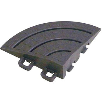 サポートマット コーナー グレー 75×75mm ミヅシマ工業