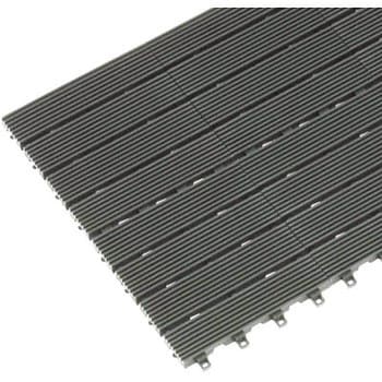 ニューラインマット 150×150×12mm グレー ミヅシマ工業