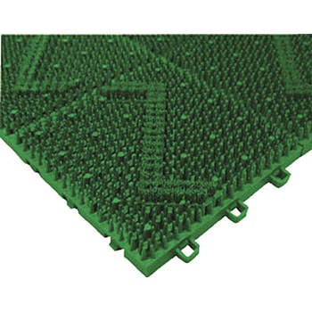 ブラシマットD本体 150X150mm グリーン - ミヅシマ工業