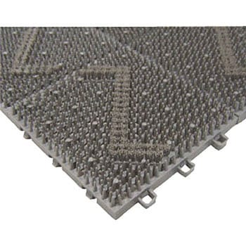 ブラシマットD本体 150X150mm グレー ミヅシマ工業