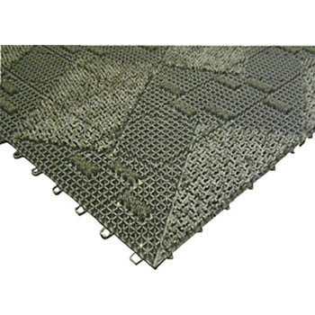 ブラシマットL 300X300mm グレー ミヅシマ工業