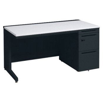 アドバンス 右片袖 中央引出し付(A3対応) 標準タイプ ダイヤル錠タイプ L脚 オカムラ(岡村製作所)