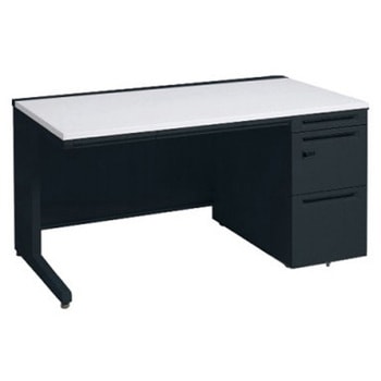 アドバンス 右片袖 中央引出し付(A3対応) コンセント対応タイプ ダイヤル錠タイプ L脚 オカムラ(岡村製作所)