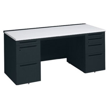 アドバンス 両袖机 4段 中央引出し付(A3対応) スタンダードタイプ オカムラ(岡村製作所)