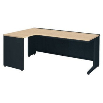 アドバンス L型左用引出付(A3対応) 配線カバーコンセント対応タイプ L脚 オカムラ(岡村製作所)