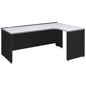 アドバンス L型右用引出無 配線カバーコンセント対応タイプ パネル脚 オカムラ(岡村製作所)