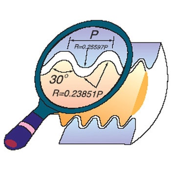 チップ(ROUND 丸ねじ 30°) カーメックス