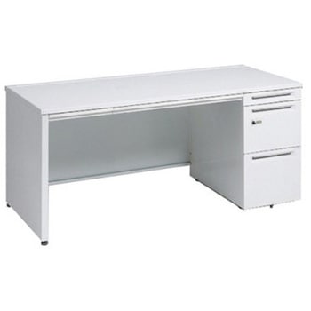 アドバンス 右片袖 中央引出し付(A3対応) 標準タイプ ダイヤル錠タイプ パネル脚 オカムラ(岡村製作所)