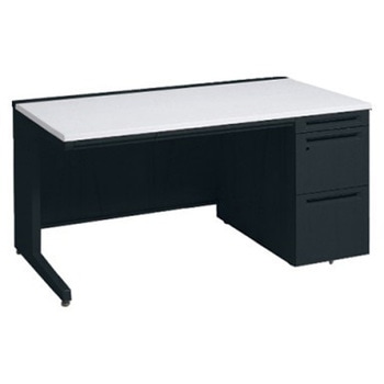 アドバンス 右片袖 中央引出し付(A3対応) コンセント対応タイプ L脚 オカムラ(岡村製作所)