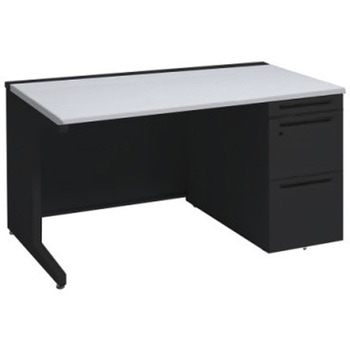 アドバンス 右片袖 中央引出し無 標準タイプ L脚 オカムラ(岡村製作所)