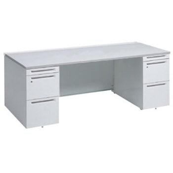 アドバンス 両袖机 中央引出し無 スタンダードタイプ オカムラ(岡村製作所)