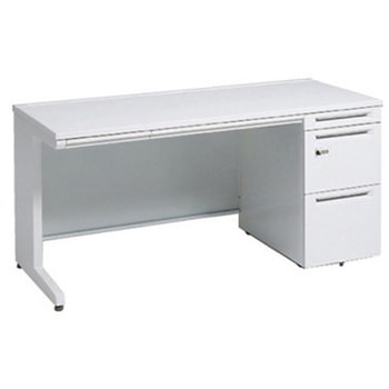 アドバンス 右片袖 中央引出し付(A3対応) 標準タイプ ダイヤル錠タイプ L脚 オカムラ(岡村製作所)