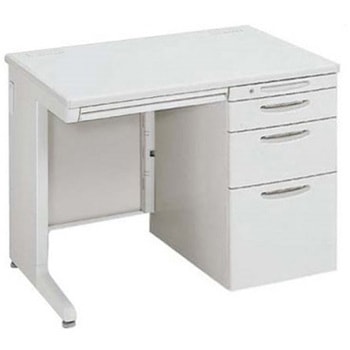 SDデスク 片袖机 4段L オカムラ(岡村製作所)