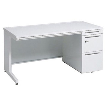 アドバンス 右片袖 中央引出し付(A3対応) 標準タイプ ダイヤル錠タイプ L脚 オカムラ(岡村製作所)