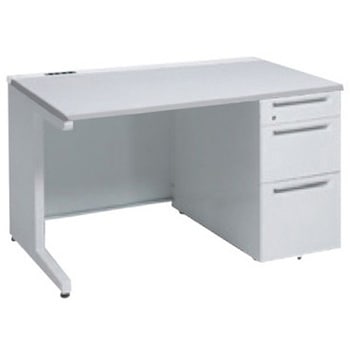 アドバンス 右片袖3段B5 中央引出し無 コンセント対応タイプ L脚 オカムラ(岡村製作所)