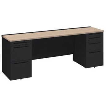 アドバンス 両袖机 4段 中央引出し無 スタンダードタイプ オカムラ(岡村製作所)