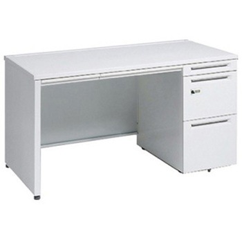 アドバンス 右片袖 中央引出し付(A3対応) コンセント対応タイプ ダイヤル錠タイプ パネル脚 オカムラ(岡村製作所)