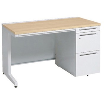 アドバンス 右片袖 中央引出し付(A3対応) 標準タイプ L脚 オカムラ(岡村製作所)