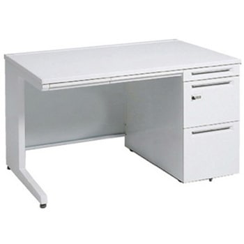 アドバンス 右片袖 中央引出し付(A3対応) コンセント対応タイプ ダイヤル錠タイプ L脚 オカムラ(岡村製作所)