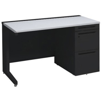 アドバンス 右片袖 中央引出し無 標準タイプ L脚 オカムラ(岡村製作所)