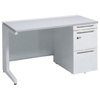 アドバンス 右片袖 中央引出し無 標準タイプ ダイヤル錠タイプ L脚 オカムラ(岡村製作所)