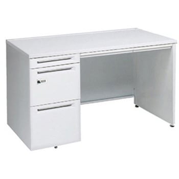 アドバンス 左片袖 中央引出し付(A3対応) コンセント対応タイプ ダイヤル錠タイプ パネル脚 オカムラ(岡村製作所)