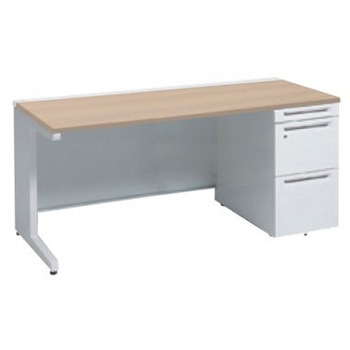 アドバンス 右片袖 中央引出し無 標準タイプ L脚 オカムラ(岡村製作所)