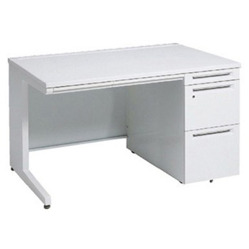 アドバンス 右片袖 中央引出し付(A3対応) 標準タイプ L脚 オカムラ(岡村製作所)