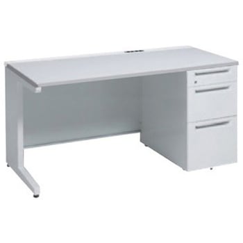 アドバンス 右片袖3段B5 中央引出し無 コンセント対応タイプ L脚 オカムラ(岡村製作所)