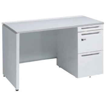 アドバンス 右片袖 中央引出し無 スタンダード ダイヤル錠タイプ パネル脚 オカムラ(岡村製作所)