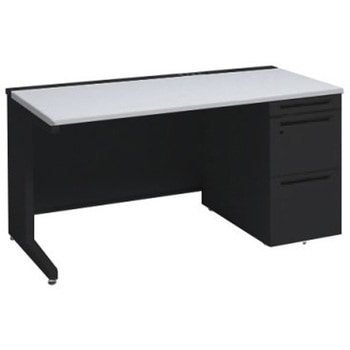 アドバンス 右片袖 中央引出し無 コンセント対応タイプ L脚 オカムラ(岡村製作所)