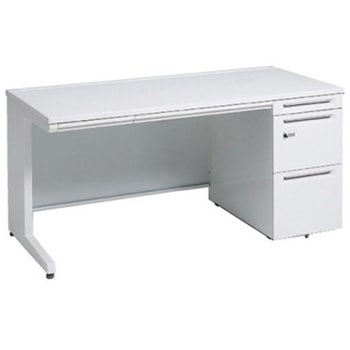 アドバンス 右片袖 中央引出し付(A3対応) 標準タイプ ダイヤル錠タイプ L脚 オカムラ(岡村製作所)