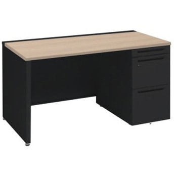 アドバンス 右片袖 中央引出し無 標準タイプ パネル脚 オカムラ(岡村製作所)