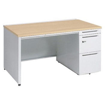 アドバンス 右片袖 中央引出し付(A3対応) 標準タイプ ダイヤル錠タイプ パネル脚 オカムラ(岡村製作所)